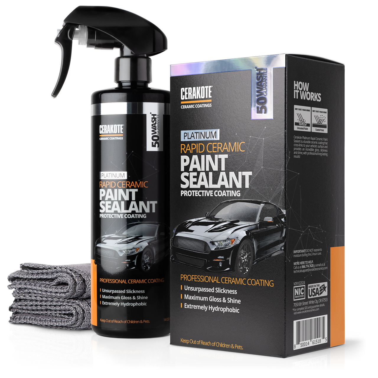 CERAKOTE® Platinum Rapid Ceramic Paint Sealant (14 oz. Kit)